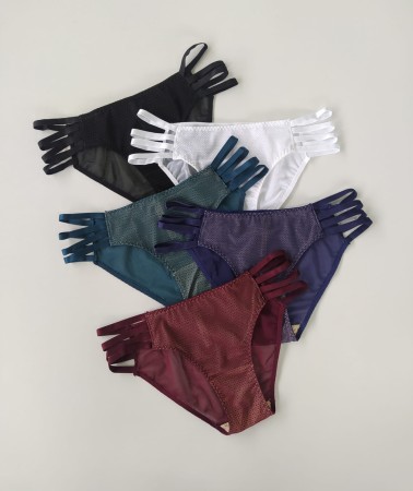 Majtki z delikatnej siateczki Ivy