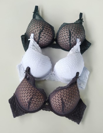 Biustonosz miseczka C push-up (ręka Adama)   Arabella  