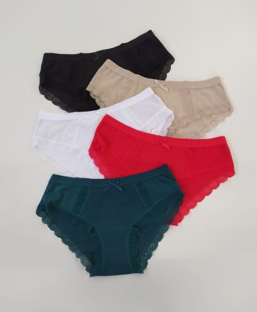 Majtki damskie prążkowane Inez