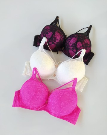 Biustonosz miseczka C z ramiączkami ozdobnymi Golda 