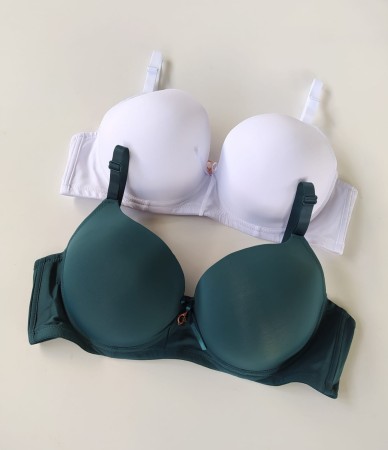 Stanik miseczka D gładki Jula