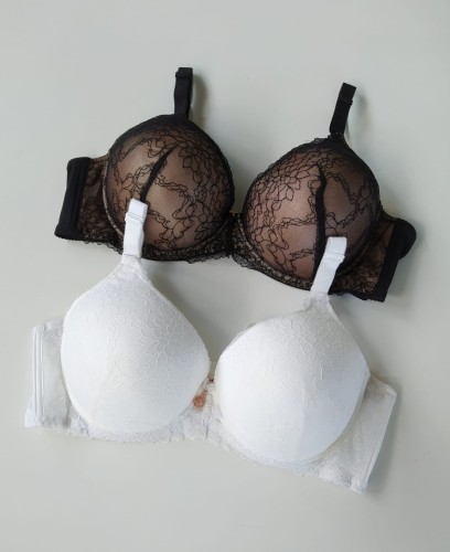 Biustonosze miseczka E kremowy i czarny Lila .jpg