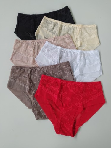 Majtki damskie koronkowe z siateczką Paola montello