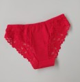 Bawełniane majtki z koronkowym wykończeniem Beloria tył montello
