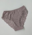 Bawełniane majtki z koronką i kokardką Geluna tył montello