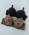 Elegancki biustonosz miseczka D wzór panterka Chloe montello