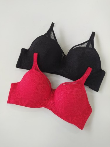 Delikatny biustonosz koronkowy miseczka B Celine montello