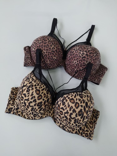 Biustonosz miseczka E panterka Antonina montello