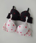 Biustonosz miseczka B push-up w urocze kwiatki Melisa