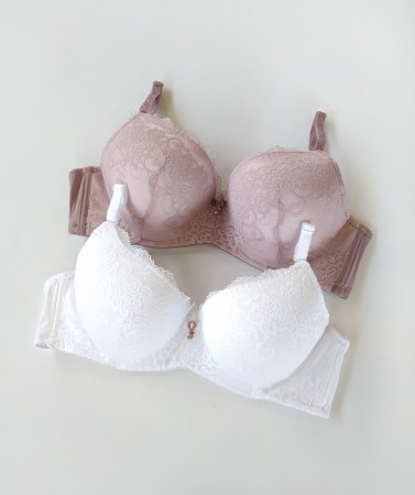 Biustonosz miseczka B z koronką Arleta 