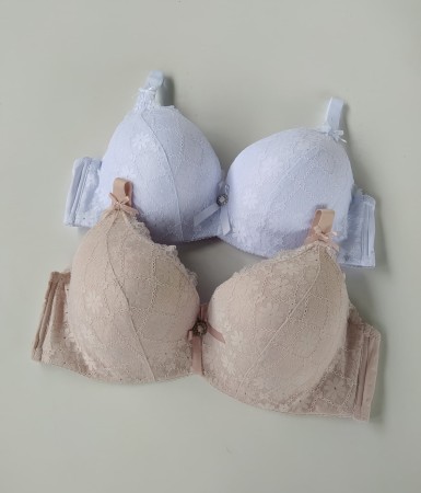 Biustonosz miseczka D koronkowy Lotta