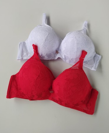 Biustonosz miseczka B ręka Adama koronkowy Maja 