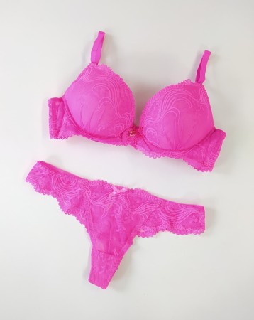 Komplet miseczka B ręka Adama fuksja