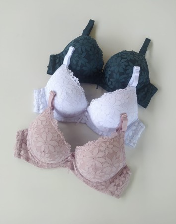 Biustonosz miseczka D push-up (ręka Adama) Ewa